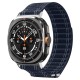 Curea textila cu velcro (arici) Spigen pentru Samsung Galaxy Watch Ultra 47mm, bleumarin (Curele Ceas, AMP10148) by www.silkase.ro