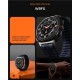 Curea textila cu velcro (arici) Spigen pentru Samsung Galaxy Watch Ultra 47mm, bleumarin (Curele Ceas, AMP10148) by www.silkase.ro