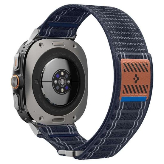 Curea textila cu velcro (arici) Spigen pentru Samsung Galaxy Watch Ultra 47mm, bleumarin (Curele Ceas, AMP10148) by www.silkase.ro