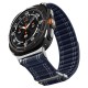 Curea textila cu velcro (arici) Spigen pentru Samsung Galaxy Watch Ultra 47mm, bleumarin (Curele Ceas, AMP10148) by www.silkase.ro