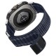 Curea textila cu velcro (arici) Spigen pentru Samsung Galaxy Watch Ultra 47mm, bleumarin (Curele Ceas, AMP10148) by www.silkase.ro