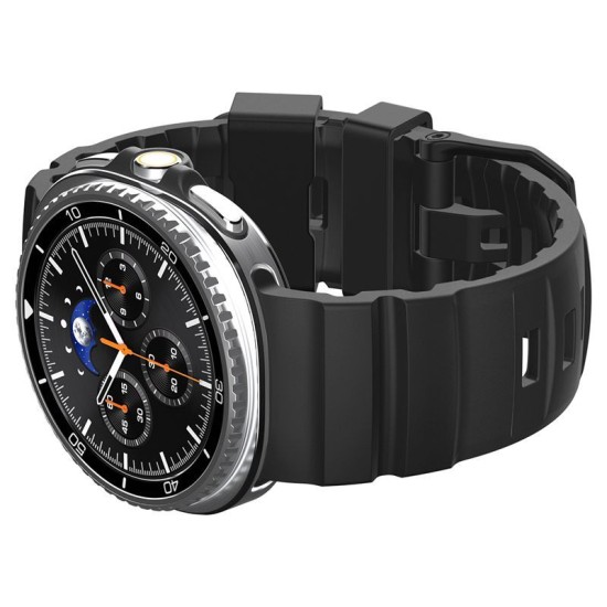 Curea Spigen Silicone Band pentru Samsung Galaxy Watch 8 (46mm / 44mm / 40mm), Black (Galaxy Watch 8, AMP10151) by www.silkase.ro