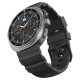 Curea Spigen Silicone Band pentru Samsung Galaxy Watch 8 (46mm / 44mm / 40mm), Black (Galaxy Watch 8, AMP10151) by www.silkase.ro