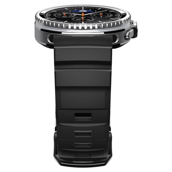 Curea Spigen Silicone Band pentru Samsung Galaxy Watch 8 (46mm / 44mm / 40mm), Black (Galaxy Watch 8, AMP10151) by www.silkase.ro