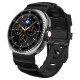 Curea Spigen Silicone Band pentru Samsung Galaxy Watch 8 (46mm / 44mm / 40mm), Black (Galaxy Watch 8, AMP10151) by www.silkase.ro