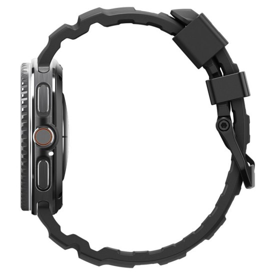 Curea Spigen Silicone Band pentru Samsung Galaxy Watch 8 (46mm / 44mm / 40mm), Black (Galaxy Watch 8, AMP10151) by www.silkase.ro