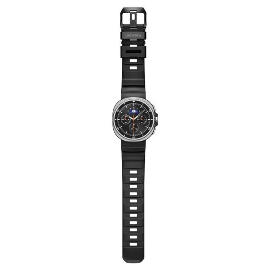 Curea Spigen Silicone Band pentru Samsung Galaxy Watch 8 (46mm / 44mm / 40mm), Black (Galaxy Watch 8, AMP10151) by www.silkase.ro