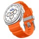 Curea Spigen Silicone Band pentru Samsung Galaxy Watch 8 (46mm/44mm/40mm), Portocaliu (Galaxy Watch 8, AMP10152) by www.silkase.ro
