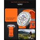 Curea Spigen Silicone Band pentru Samsung Galaxy Watch 8 (46mm/44mm/40mm), Portocaliu (Galaxy Watch 8, AMP10152) by www.silkase.ro