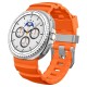 Curea Spigen Silicone Band pentru Samsung Galaxy Watch 8 (46mm/44mm/40mm), Portocaliu (Galaxy Watch 8, AMP10152) by www.silkase.ro