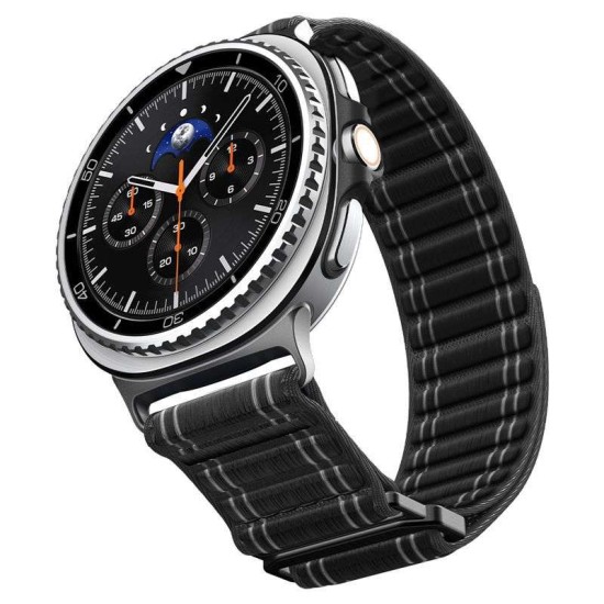 Curea textila cu velcro (arici) Spigen pentru Samsung Galaxy Watch 8, neagra (Spigen, Ingredi) by www.silkase.ro Curea textila cu velcro (arici) Spigen pentru Samsung Galaxy Watch 8, neagra (Curele Ceas, AMP10153) by www.silkase.ro