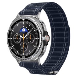 Curea textila cu velcro (arici) Spigen pentru Samsung Galaxy Watch 8, bleumarin