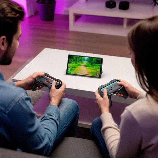 Suport Grip Spigen NS100 pentru Joy-Con Nintendo Switch 2, Negru (Ingredi, AGP10162) by www.silkase.ro