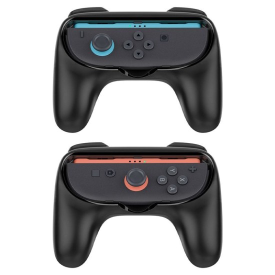 Suport Grip Spigen NS100 pentru Joy-Con Nintendo Switch 2, Negru (Ingredi, AGP10162) by www.silkase.ro
