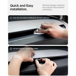 Adaptor pentru odorizant auto Spigen pentru Tesla Model 3 (2024)/Y(Juniper), negru Adaptor pentru odorizant auto Spigen pentru Tesla Model 3 (2024)/Y(Juniper), negru