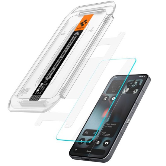 Set 2 folii de sticla Spigen Glas.tR EZ Fit cu rama de montaj pentru Nothing Phone (3) (Spigen, Ingredi) by www.silkase.ro Set 2 folii de sticla Spigen Glas.tR EZ Fit cu rama de montaj pentru Nothing Phone (3) (Phone (3), AGL10165) by www.silkase.ro