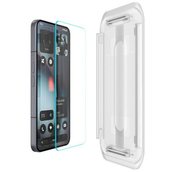 Set 2 folii de sticla Spigen Glas.tR EZ Fit cu rama de montaj pentru Nothing Phone (3) (Spigen, Ingredi) by www.silkase.ro Set 2 folii de sticla Spigen Glas.tR EZ Fit cu rama de montaj pentru Nothing Phone (3) (Phone (3), AGL10165) by www.silkase.ro