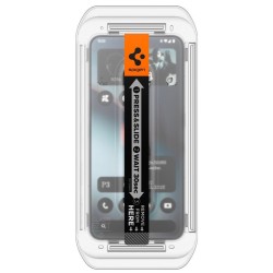 Set 2 folii de sticla Spigen Glas.tR EZ Fit cu rama de montaj pentru Nothing Phone (3) Set 2 folii de sticla Spigen Glas.tR EZ Fit cu rama de montaj pentru Nothing Phone (3)