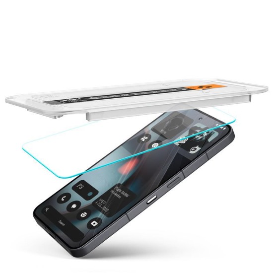Set 2 folii de sticla Spigen Glas.tR EZ Fit cu rama de montaj pentru Nothing Phone (3) (Spigen, Ingredi) by www.silkase.ro Set 2 folii de sticla Spigen Glas.tR EZ Fit cu rama de montaj pentru Nothing Phone (3) (Phone (3), AGL10165) by www.silkase.ro