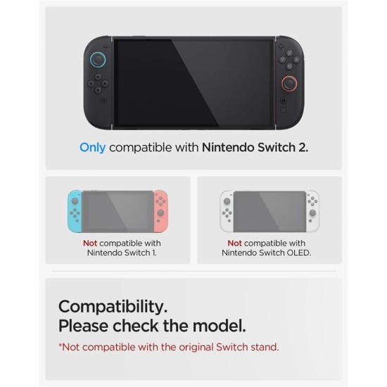 Husă Spigen Ultra Hybrid pentru Nintendo Switch 2, Frost Black - Protecție Premium Husă Spigen Ultra Hybrid pentru Nintendo Switch 2, Frost Black - Protecție Premium (Diverse accesorii, ACS10167) by www.silkase.ro