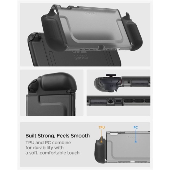 Husă Spigen Ultra Hybrid pentru Nintendo Switch 2, Frost Black - Protecție Premium Husă Spigen Ultra Hybrid pentru Nintendo Switch 2, Frost Black - Protecție Premium (Diverse accesorii, ACS10167) by www.silkase.ro