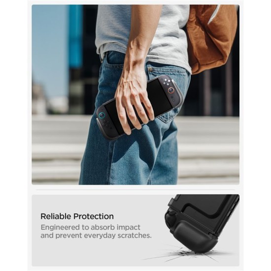 Husă Spigen Ultra Hybrid pentru Nintendo Switch 2, Frost Black - Protecție Premium Husă Spigen Ultra Hybrid pentru Nintendo Switch 2, Frost Black - Protecție Premium (Diverse accesorii, ACS10167) by www.silkase.ro