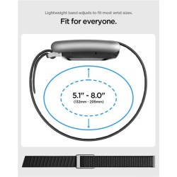 Curea Spigen Fabric Band WBF3 pentru Whoop 5.0, Negru - Confort și Performanță Curea Spigen Fabric Band WBF3 pentru Whoop 5.0, Negru - Confort și Performanță