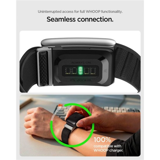 Curea Spigen Fabric Band WBF3 pentru Whoop 5.0, Negru - Confort și Performanță Curea Spigen Fabric Band WBF3 pentru Whoop 5.0, Negru - Confort și Performanță (Curele Ceas, AMP10187) by www.silkase.ro