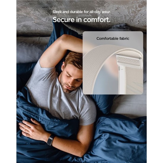 Curea Spigen Fabric Band WBF3 pentru Whoop 5.0, Starlight Curea Spigen Fabric Band WBF3 pentru Whoop 5.0, Starlight (Curele Ceas, AMP10188) by www.silkase.ro