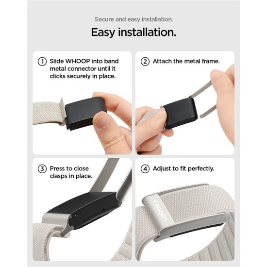 Curea Spigen Fabric Band WBF3 pentru Whoop 5.0, Starlight Curea Spigen Fabric Band WBF3 pentru Whoop 5.0, Starlight (Curele Ceas, AMP10188) by www.silkase.ro