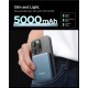 Baterie Externă Spigen Essential 5000mAh, MagSafe, 22.5W, Teal Blue EA2205MQ Baterie Externă Spigen Essential 5000mAh, MagSafe, 22.5W, Teal Blue EA2205MQ (Încărcătoare Rețea, ABA10194) by www.silkase.ro