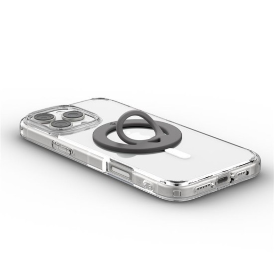 Suport de telefon subtire Spigen Dual Pop MagSafe, gri marmorat (Suporturi Auto și Birou, AMP10195) by www.silkase.ro