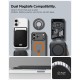 Suport de telefon subtire Spigen Dual Pop MagSafe, gri marmorat (Suporturi Auto și Birou, AMP10195) by www.silkase.ro