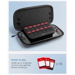 Husă Premium Spigen Klasden 2 pentru Nintendo Switch 2, Charcoal Gray