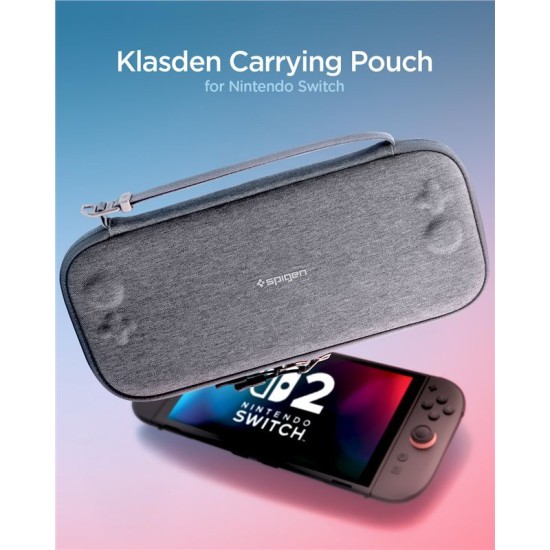 Husă Premium Spigen Klasden 2 pentru Nintendo Switch 2, Charcoal Gray (Diverse accesorii, AGP10197) by www.silkase.ro