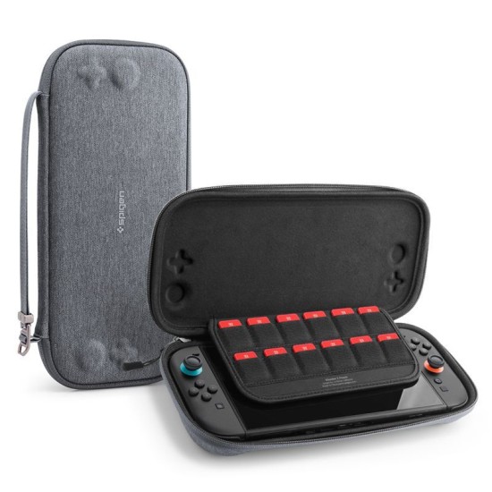 Husă Premium Spigen Klasden 2 pentru Nintendo Switch 2, Charcoal Gray (Diverse accesorii, AGP10197) by www.silkase.ro