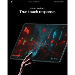 Folie de Protectie Spigen Glass tR EZ Fit Pro pentru Samsung Galaxy Tab S11 Ultra, 1 Pack, Transparenta Folie de Protectie Spigen Glass tR EZ Fit Pro pentru Samsung Galaxy Tab S11 Ultra, 1 Pack, Transparenta