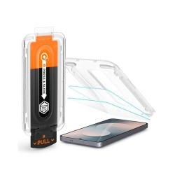 Set 2 folii de sticla Spigen Glas.tR EZ Fit Pro pentru Samsung Galaxy S25 FE