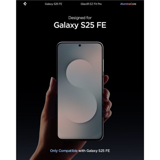 Set 2 folii de sticla Spigen Glas.tR EZ Fit Pro pentru Samsung Galaxy S25 FE (Spigen, Ingredi) by www.silkase.ro Set 2 folii de sticla Spigen Glas.tR EZ Fit Pro pentru Samsung Galaxy S25 FE (S25 FE, AGL10202) by www.silkase.ro