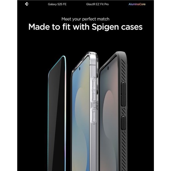 Set 2 folii de sticla Spigen Glas.tR EZ Fit Pro pentru Samsung Galaxy S25 FE (Spigen, Ingredi) by www.silkase.ro Set 2 folii de sticla Spigen Glas.tR EZ Fit Pro pentru Samsung Galaxy S25 FE (S25 FE, AGL10202) by www.silkase.ro
