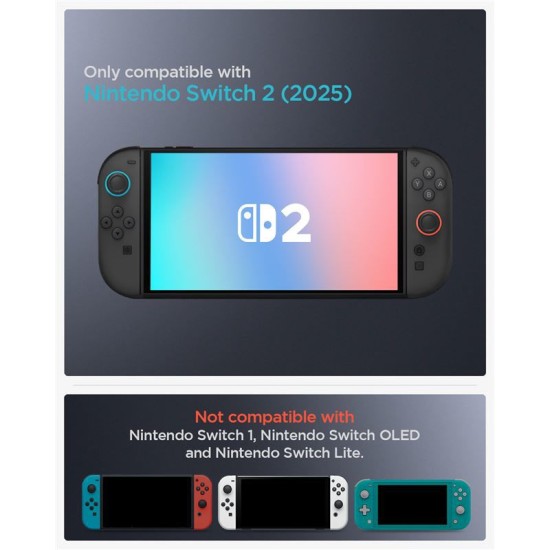 Husa de protectie Spigen Nano Pop pentru Nintendo Switch 2, negru susan (Diverse accesorii, ACS10206) by www.silkase.ro