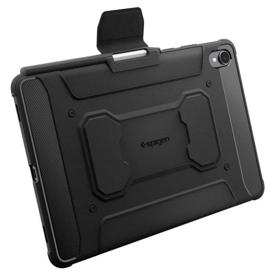 Husa de protectie robusta Spigen Rugged Armor Pro pentru Samsung Galaxy Tab S11, neagra (Ingredi, ACS10149) by www.silkase.ro