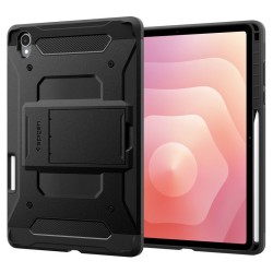 Husa ultra-rezistenta Spigen Tough Armor Pro pentru Samsung Galaxy Tab S11, neagra