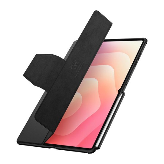 Husa tip carte Spigen Air Skin Pro pentru Samsung Galaxy Tab S11 Ultra, neagra (Ingredi, ACS10221) by www.silkase.ro