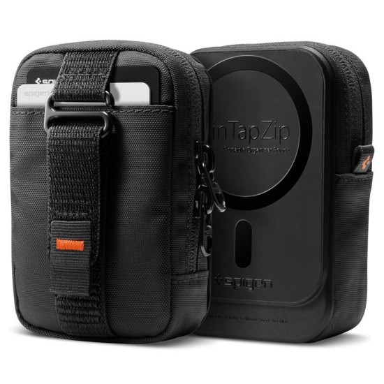 Geantă Organizator Portabilă Spigen TintapZip MagSafe, Negru Geantă Organizator Portabilă Spigen TintapZip MagSafe, Negru (Genți și Borsete Telefon, AFA10226) by www.silkase.ro