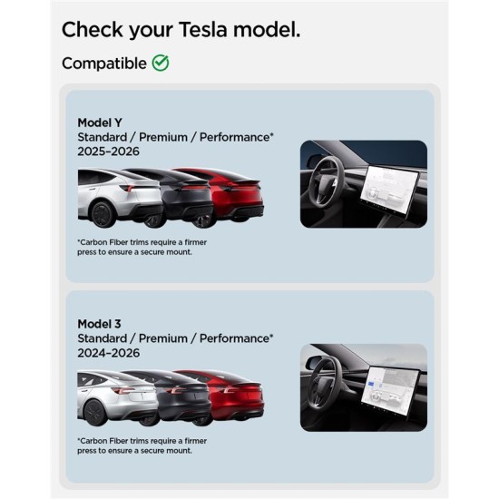 Suport Auto MagSafe Spigen TAM100 pentru Tesla Model 3 (2024) și Model Y (Juniper), Negru Suport Auto MagSafe Spigen TAM100 pentru Tesla Model 3 (2024) și Model Y (Juniper), Negru (Suport auto, ACP10259) by www.silkase.ro