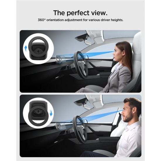 Suport Auto MagSafe Spigen TAM100 pentru Tesla Model 3 (2024) și Model Y (Juniper), Negru Suport Auto MagSafe Spigen TAM100 pentru Tesla Model 3 (2024) și Model Y (Juniper), Negru (Suport auto, ACP10259) by www.silkase.ro