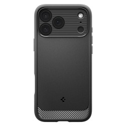 Husa de protectie Spigen Rugged Armor MagSafe pentru iPhone 17 Pro Max, negru mat Husa de protectie Spigen Rugged Armor MagSafe pentru iPhone 17 Pro Max, negru mat