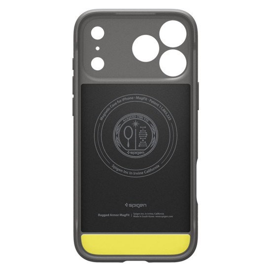 Husa de protectie Spigen Rugged Armor MagSafe pentru iPhone 17 Pro Max, gri (iPhone 17 Pro Max, ACS10264) by www.silkase.ro