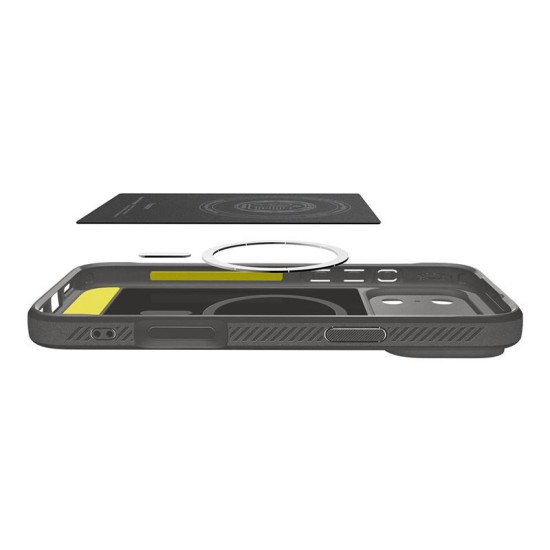 Husa de protectie Spigen Rugged Armor MagSafe pentru iPhone 17 Pro Max, gri (iPhone 17 Pro Max, ACS10264) by www.silkase.ro